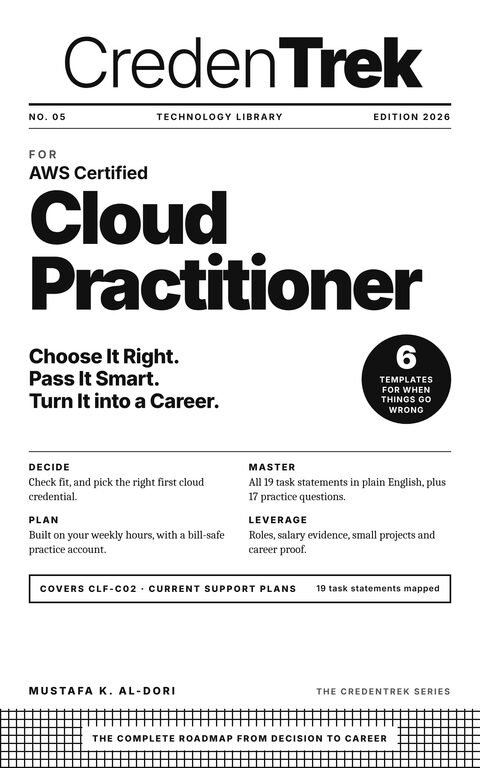Cover of CredenTrek For AWS Certified Cloud Practitioner